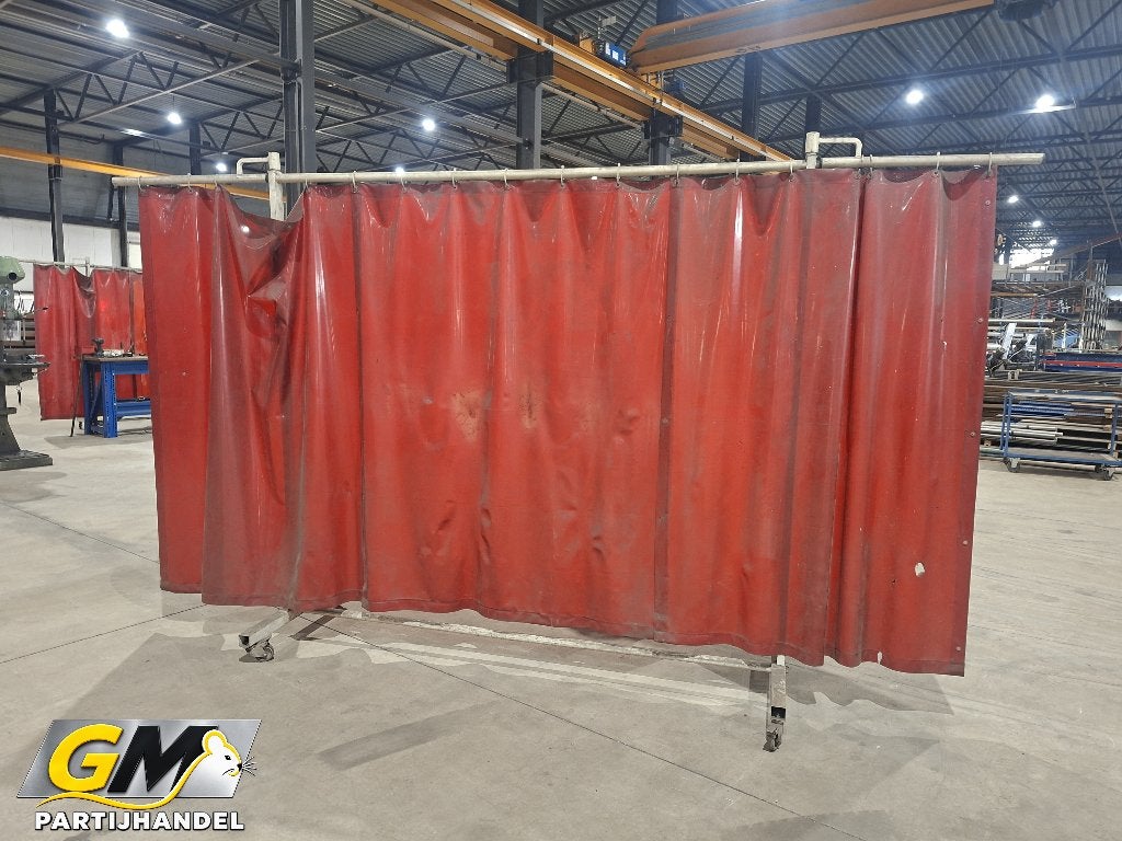 Cepro verrijdbare lasschermen – 356 cm breed, Ophalen, Gebruikt