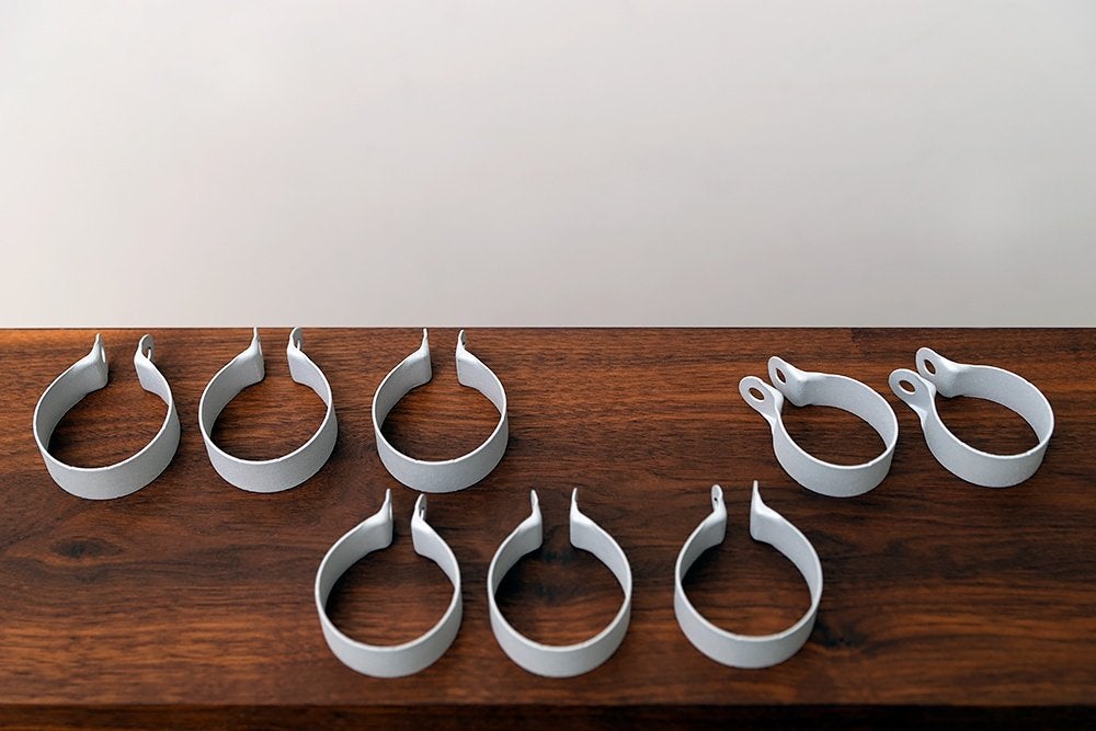 Ikea Stolmen Ringen - 8 Stuks, Ophalen of Verzenden, Zo goed als nieuw, Grijs, Metaal