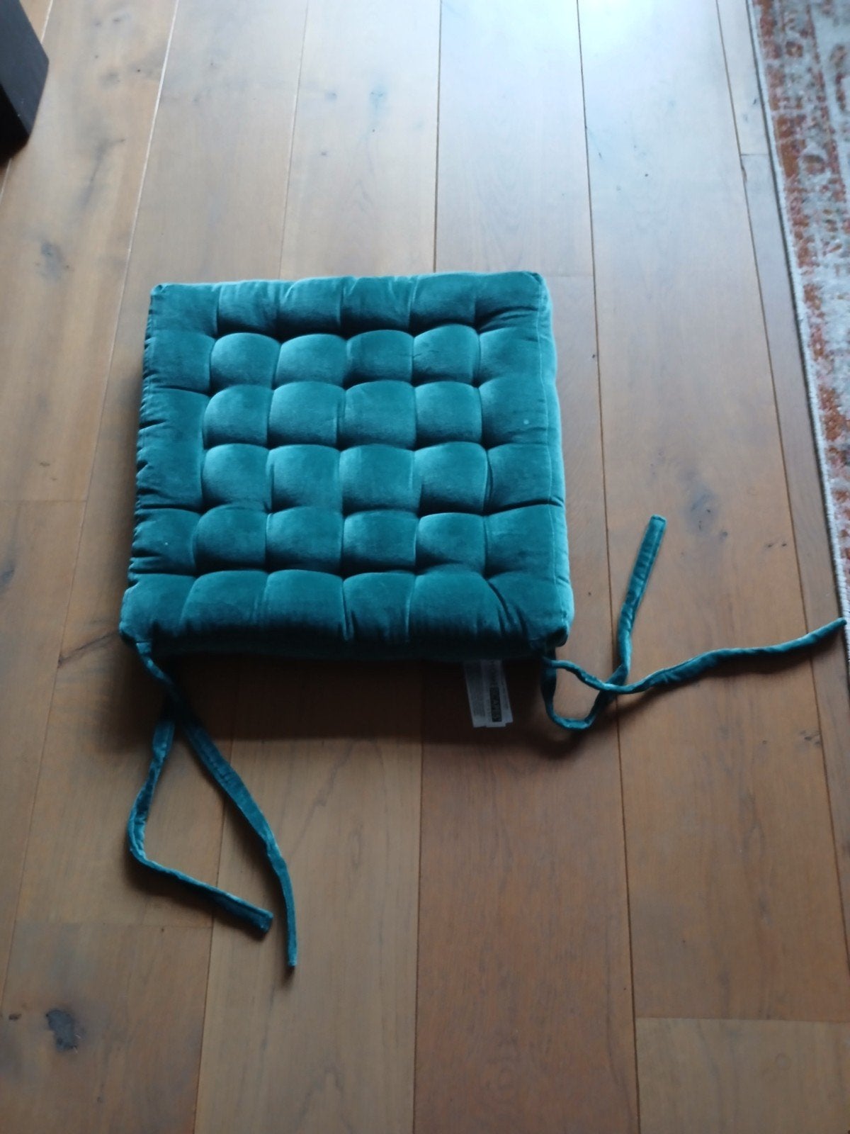 Eetkamerstoelkussentjes, Ophalen, Zo goed als nieuw, Blauw, Vier