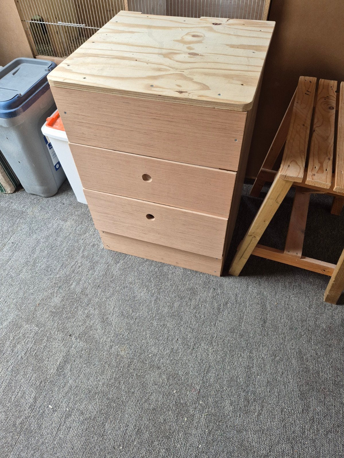 Eenvoudig kastje gratis ophalen, Ophalen, Hout, Vogelkooi