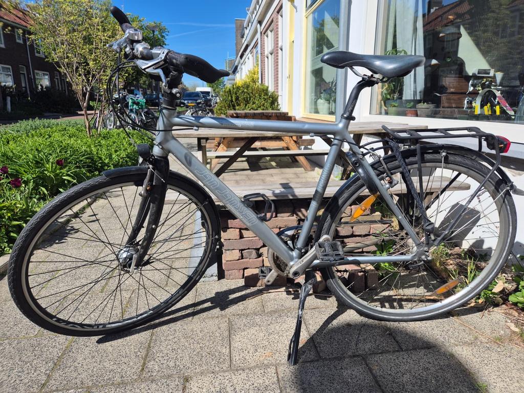 Jan janssen toerfiets, 28 inch, Gebruikt, Velgrem, 49 tot 53 cm