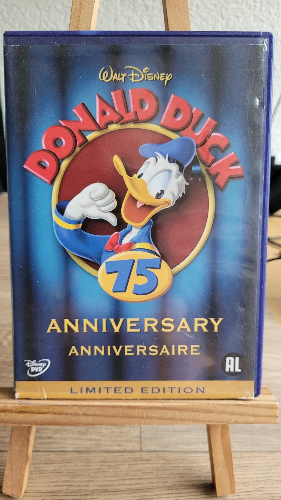 Donald Duck 75 Jaar Anniversary Limited Edition DVD, Cd's en Dvd's, Alle leeftijden, Ophalen of Verzenden, Zo goed als nieuw