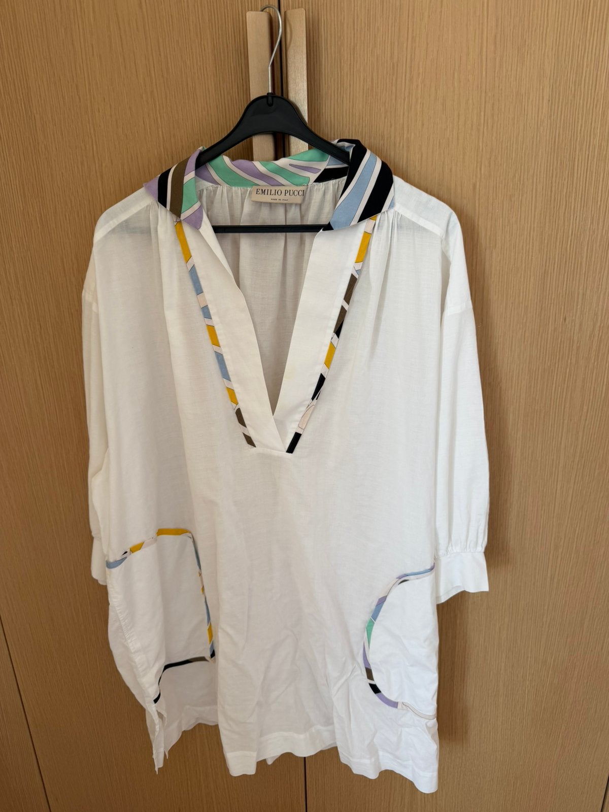 Emilio Pucci jurk maat 38, Kleding | Dames, Jurken, Maat 38/40 (M), Verzenden, Wit, Zo goed als nieuw