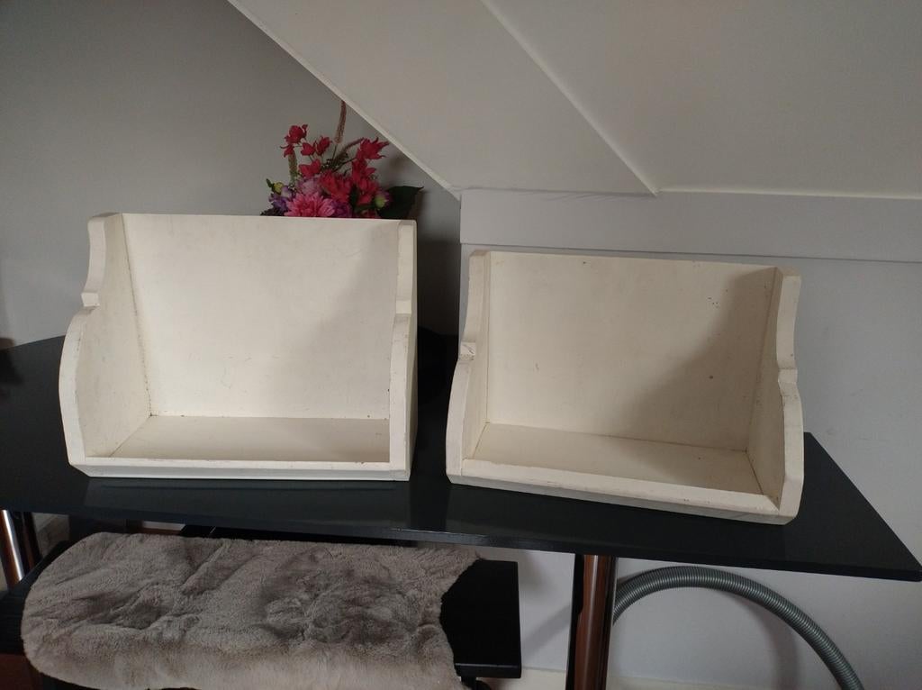 2 houten bakken, Ophalen of Verzenden