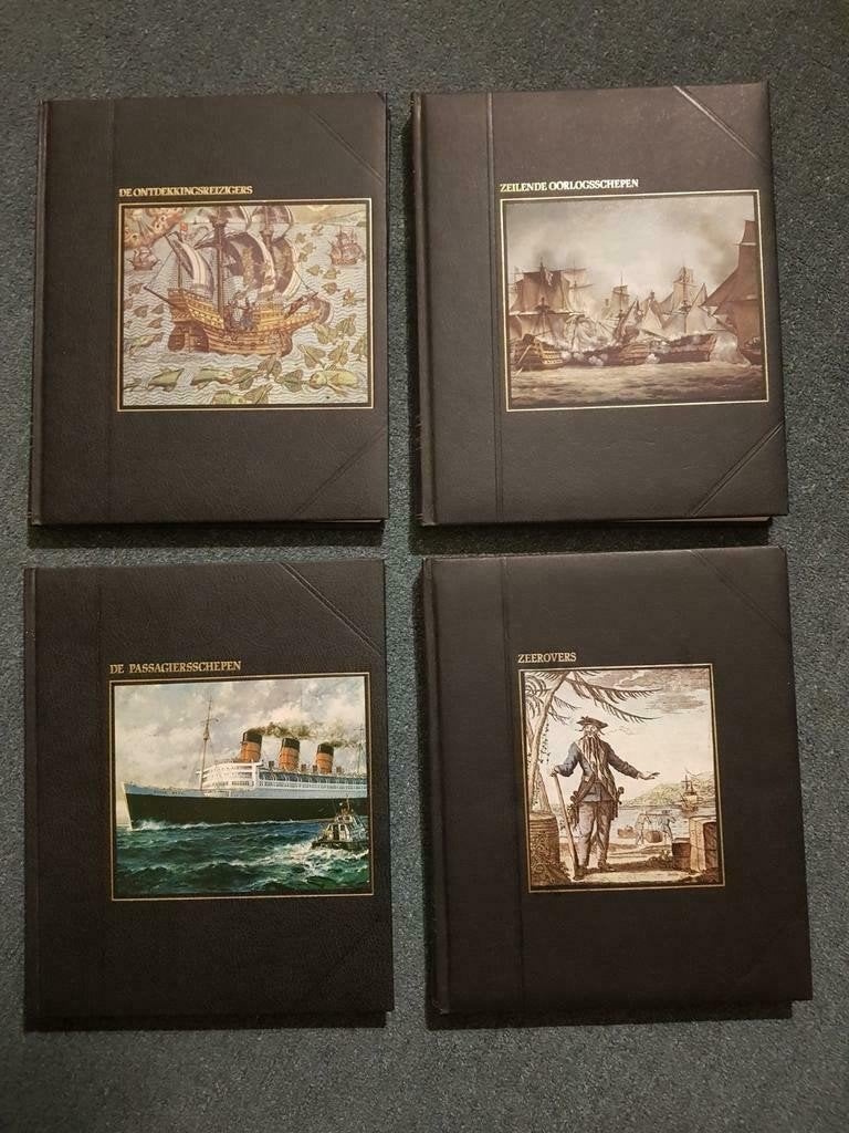 Set van 4 Luxe Time-Life boeken De Zeevaart, Verzamelen, Ophalen of Verzenden, Boek of Tijdschrift
