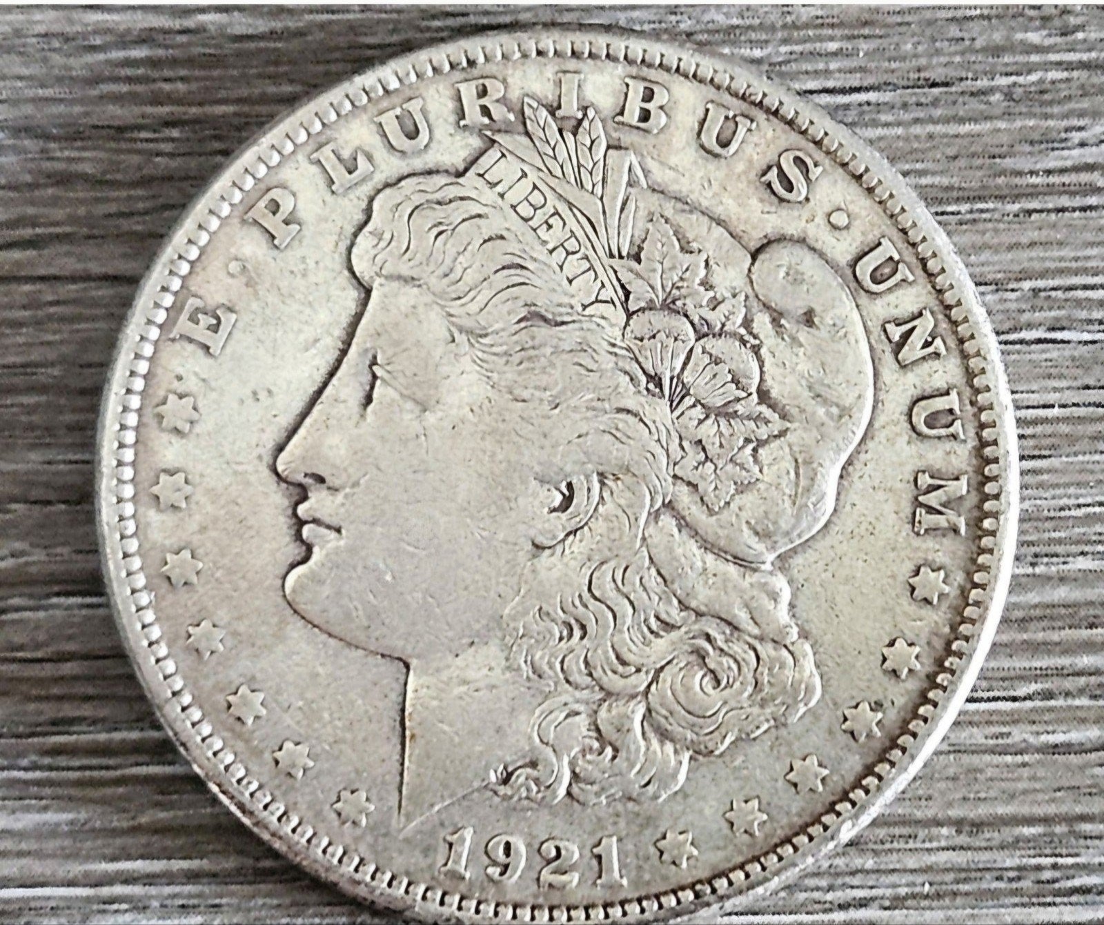 Morgan dollar zilver uit 1921 muntplaats S, Ophalen of Verzenden, Noord-Amerika, Losse munt, Zilver