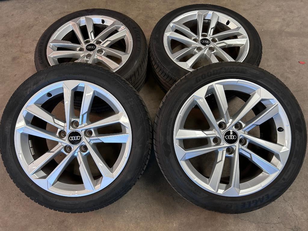 Diversen 17 inch originele velgen + zomerbanden Audi A3 8Y, Audi, Gebruikt, Banden en Velgen, 17 inch