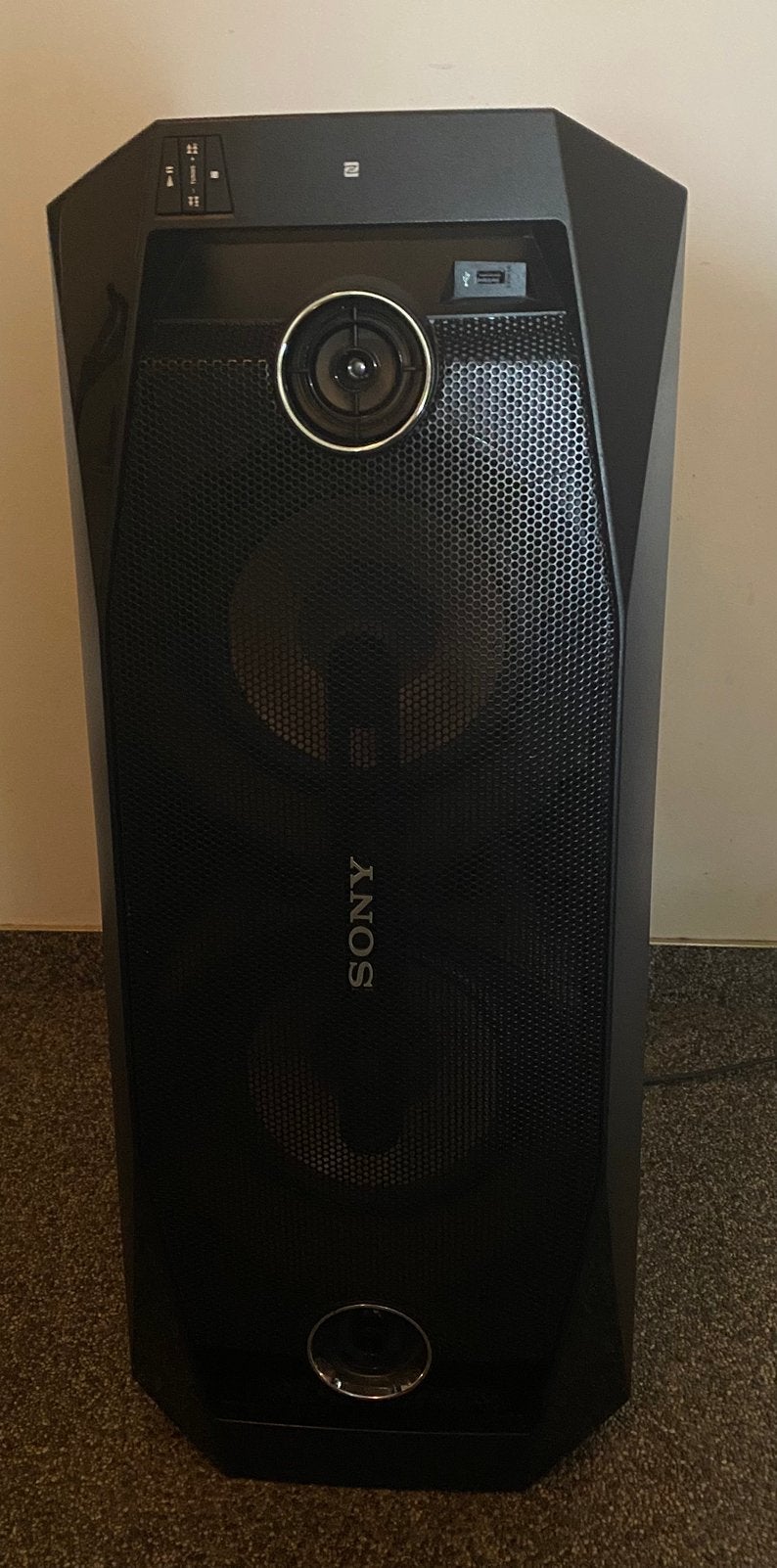 Blue tooth party speaker 240 watt zgan, Overige typen, Ophalen of Verzenden, Zo goed als nieuw, Sony