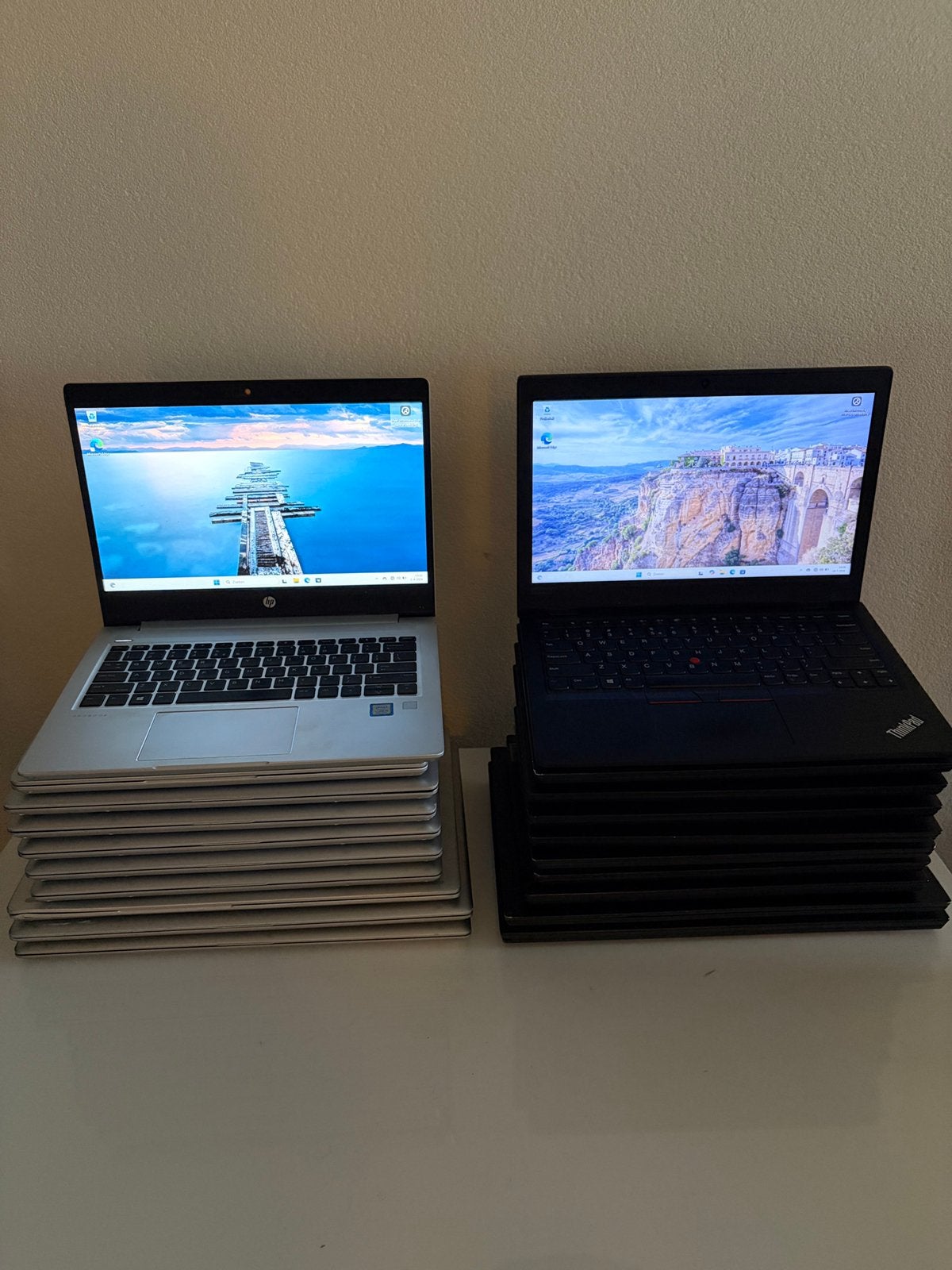 Partij 20x HP/Lenovo 8e Gen Core i5 laptops- 8GB + SSD, Computers en Software, Windows Laptops, Ophalen, 2 tot 3 Ghz, 15 inch