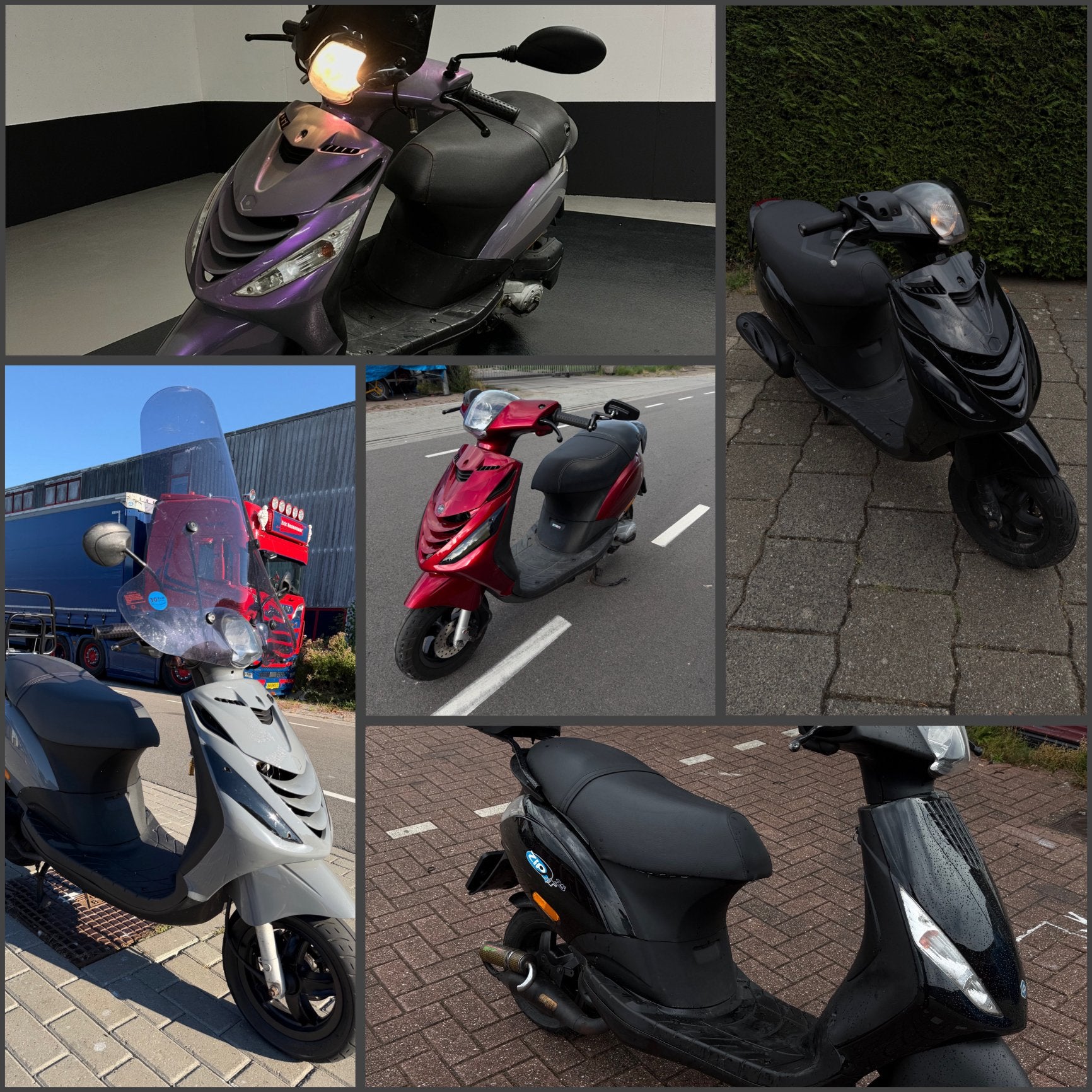 5x piaggio zip te koop 2t/4t/50cc/80cc/snor/brom, Maximaal 45 km/u, Zip, Ophalen of Verzenden, Zo goed als nieuw