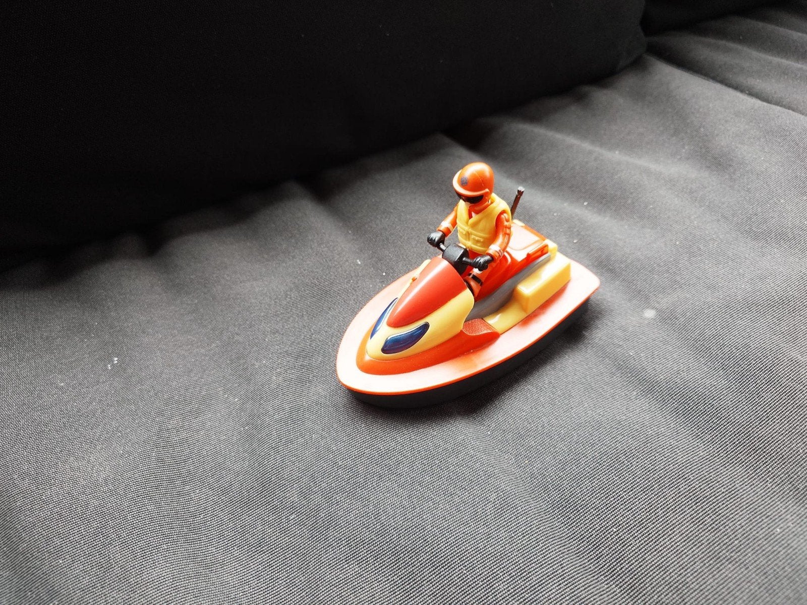 Brandweerman Sam jetski met poppetje en gereedschap, Ophalen of Verzenden