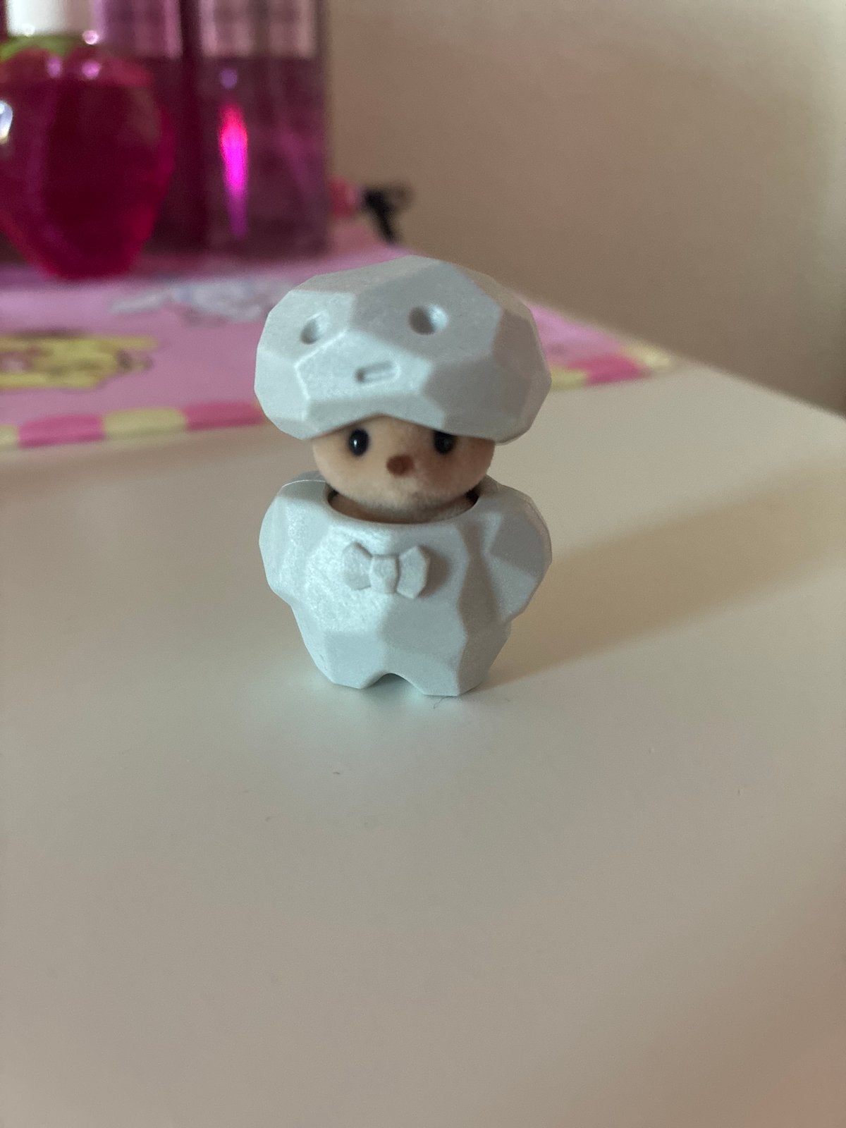 Sylvanian Families Otter Steen Baby Figuur, Ophalen of Verzenden, Zo goed als nieuw, Jongen of Meisje
