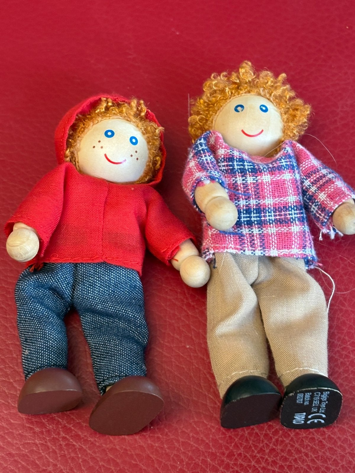 2 Tidlo poppetjes, Ophalen of Verzenden, Zo goed als nieuw, Poppenhuispop