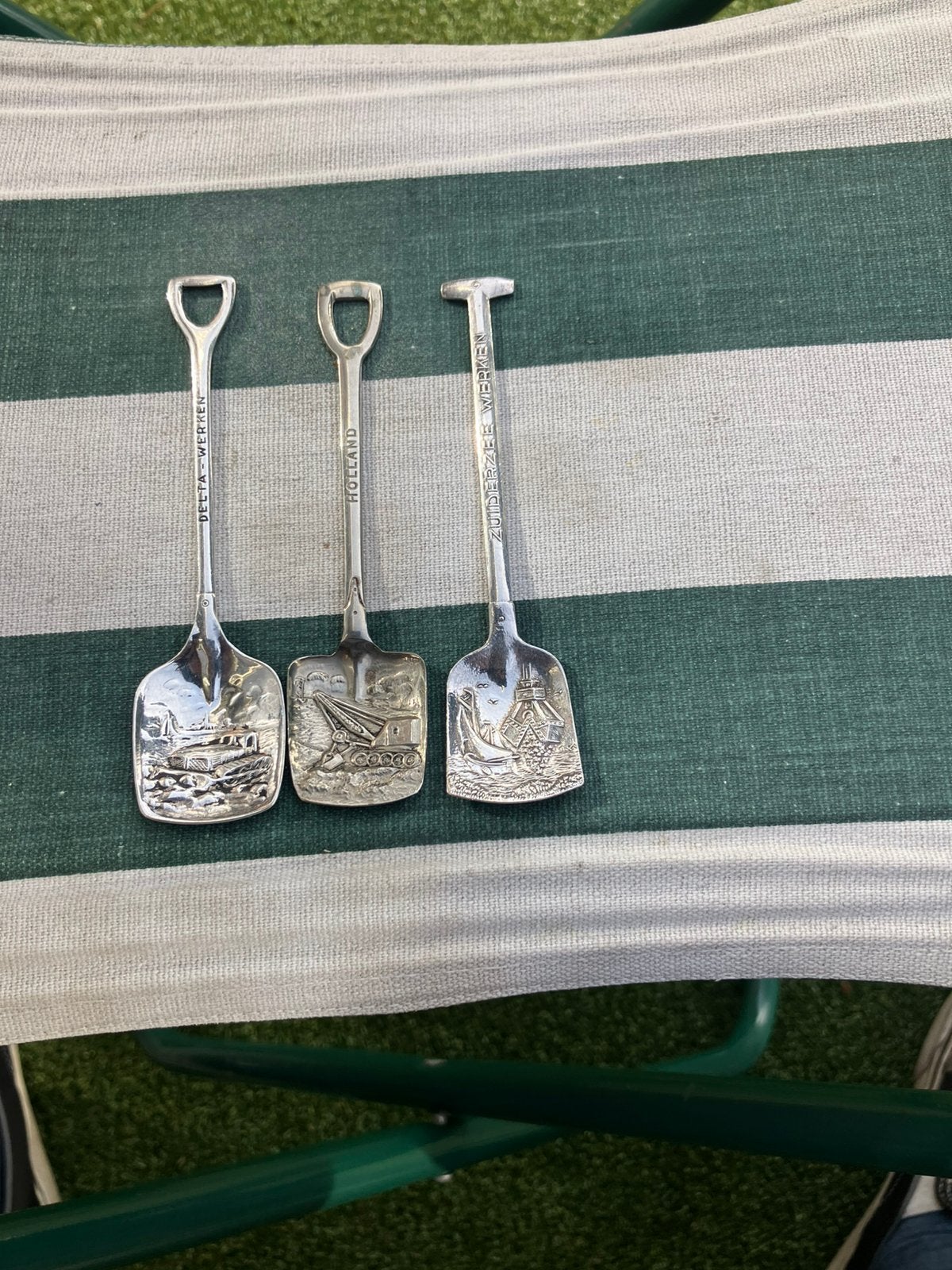 3 Hollandse  theelepels, Ophalen of Verzenden