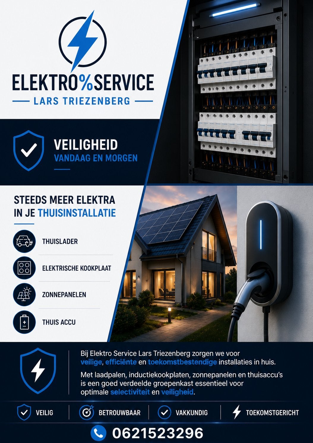 Betrouwbare elektricien, Ophalen of Verzenden, Nieuw, Overige typen