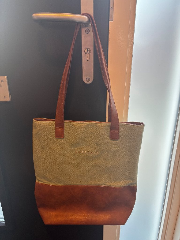 Handtas van SUITSUIT, Ophalen of Verzenden, Zo goed als nieuw, Bruin, Handtas
