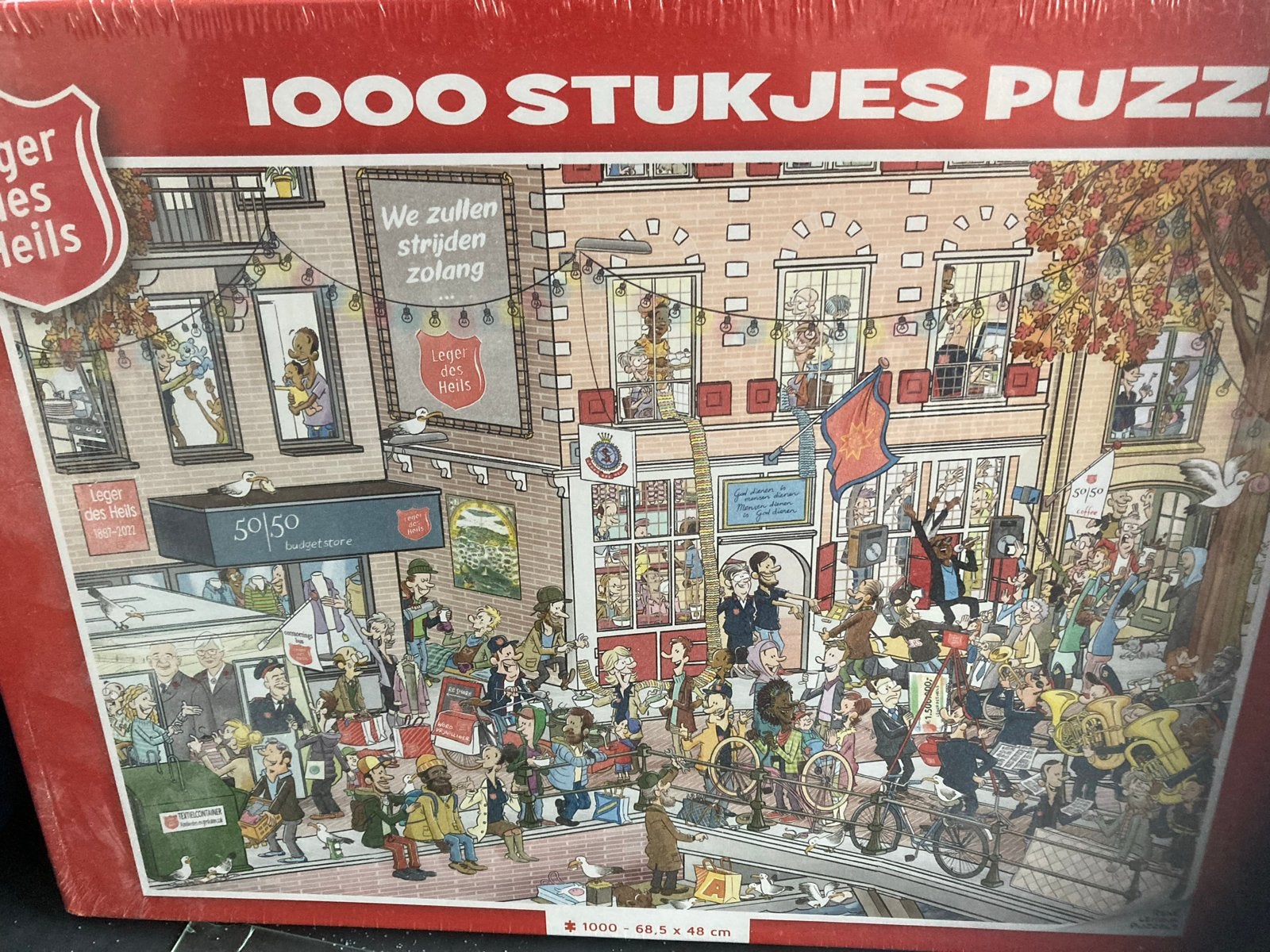 Leger des Heils Puzzel 1000 Stukjes - Nieuw in Doos, Ophalen of Verzenden, 500 t/m 1500 stukjes, Nieuw, Legpuzzel