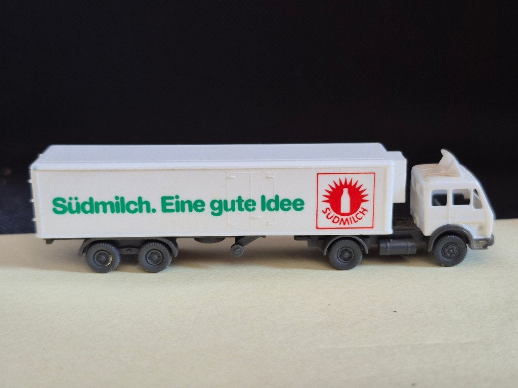 Wiking 952 - Magirus met koeloplegger "Südmilch" (16508), Overige merken, Gebruikt, Gelijkstroom of Wisselstroom, Overige typen