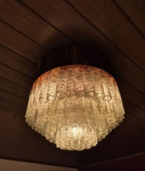 vintage plafonniere Doria designer xxl, Ophalen, 50 cm, Vintage, Zo goed als nieuw