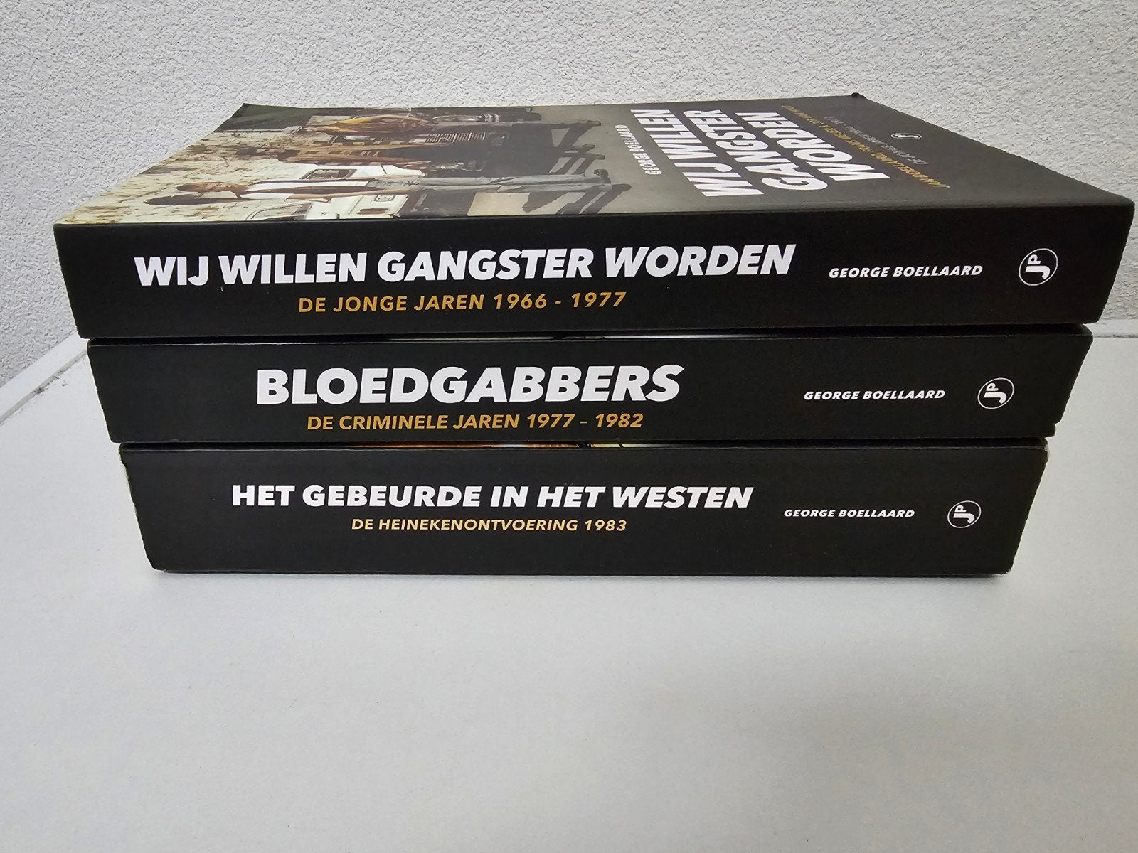 George Boellaard Wij Willen Gangster Worden (3 boeken), Ophalen of Verzenden, Gelezen