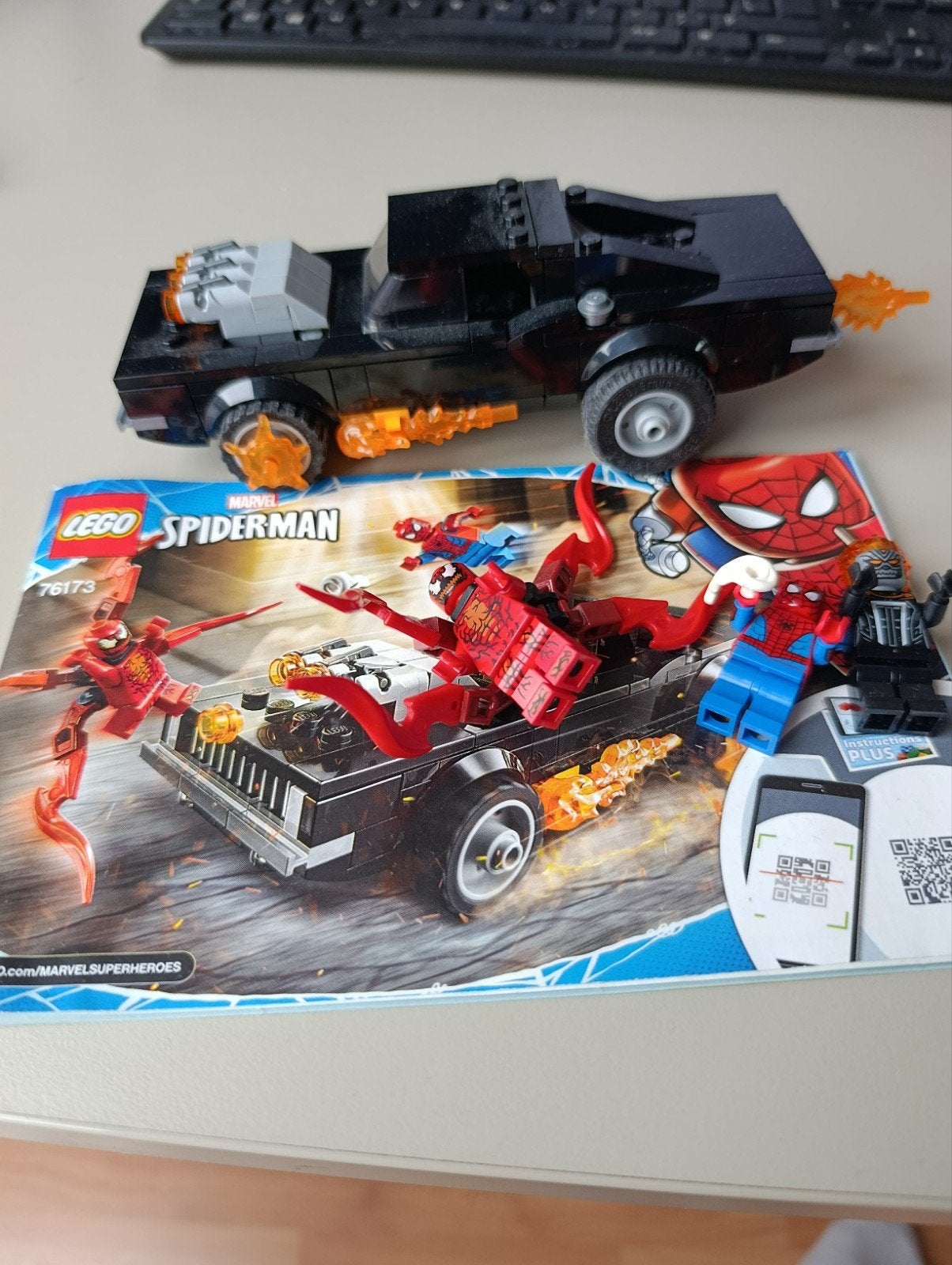LEGO Spider-Man vs. Carnage & Ghost Rider set 76173, Marvel, Lego, Ophalen of Verzenden, Zo goed als nieuw