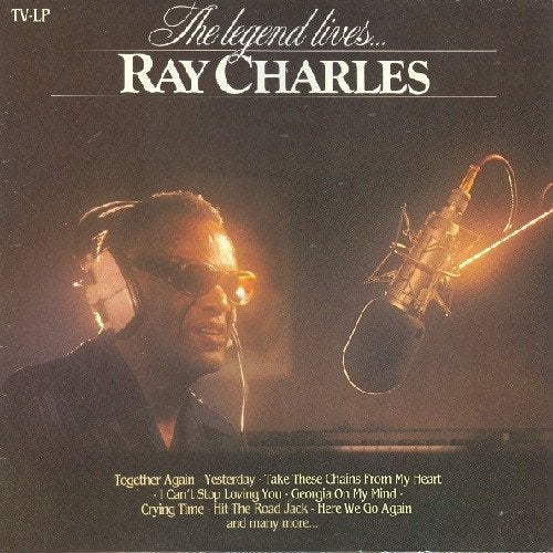 lp,Ray Charles – The Legend Lives..., LP, Gebruikt, Ophalen of Verzenden, 12 inch