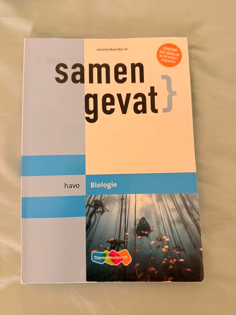 Samengevat Biologie HAVO, Ophalen of Verzenden, Zo goed als nieuw, HAVO, Biologie