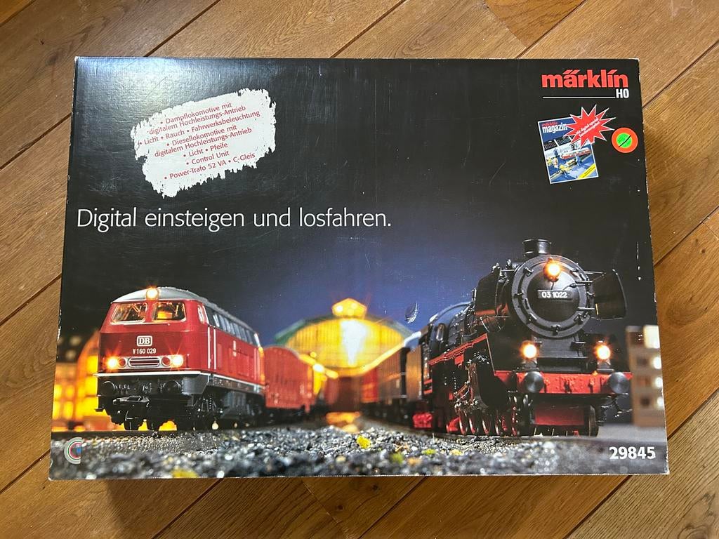 Märklin H0 Treinset 29845 - Digitaal instappen en losfahren, Hobby en Vrije tijd, Modeltreinen | H0, Wisselstroom, Treinset, Ophalen of Verzenden