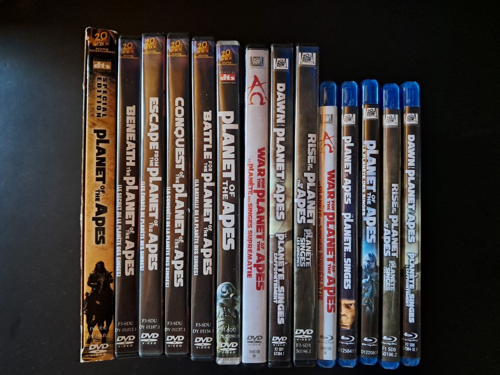 DVD Planet of the Apes Complete Franchise (€75 incl verzend), Engels, Verzenden, Speciale editie, Nederlands