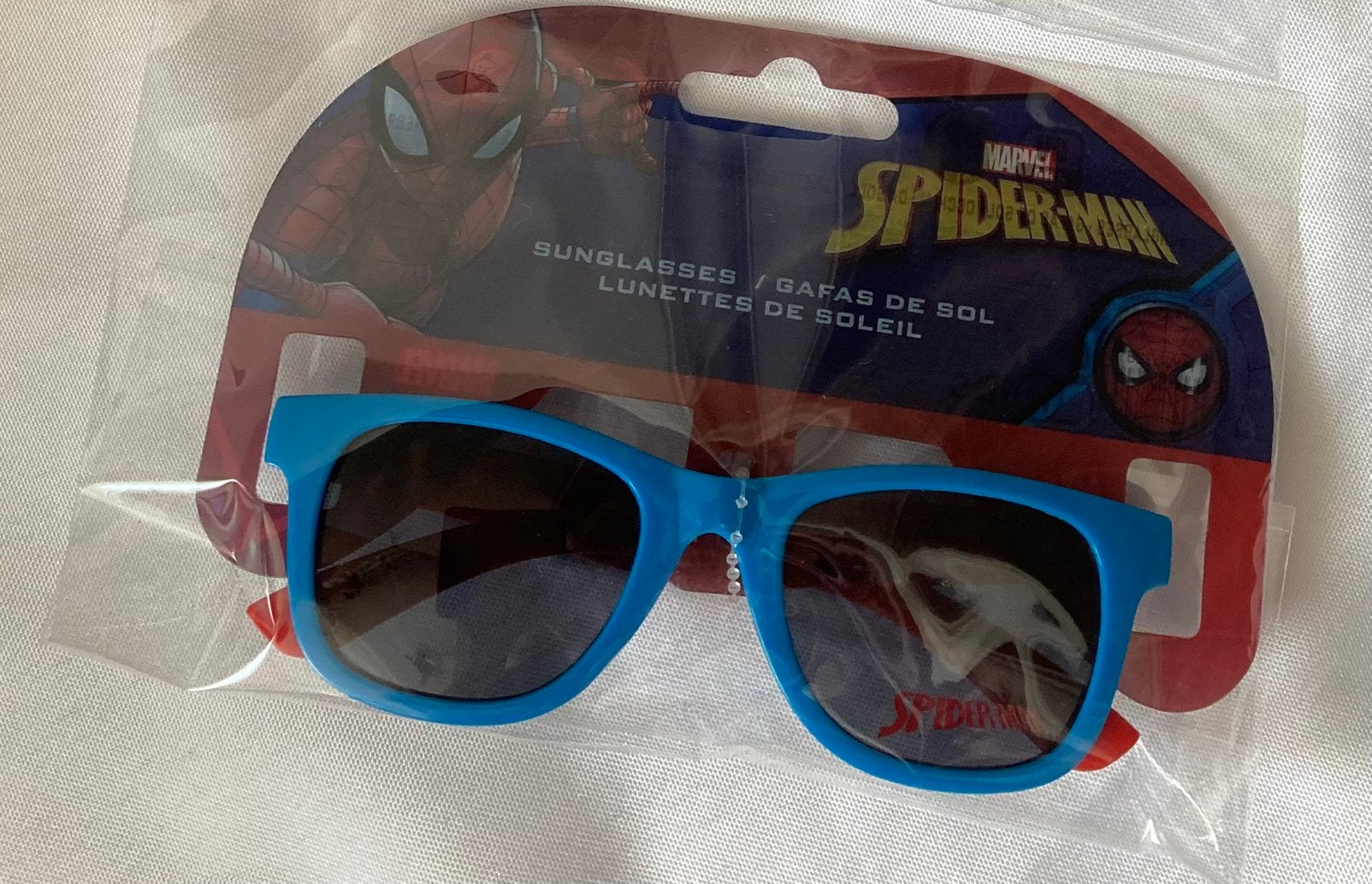 Nieuwe blauw Marvel Spiderman / Spider-Man Zonnebril, Ophalen of Verzenden, Nieuw