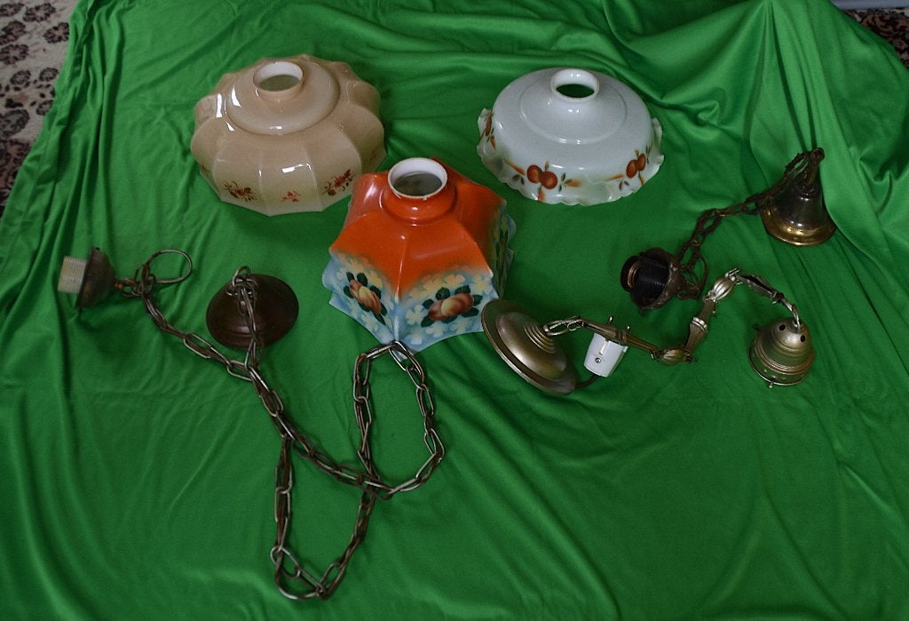 antieke lampen, Ophalen