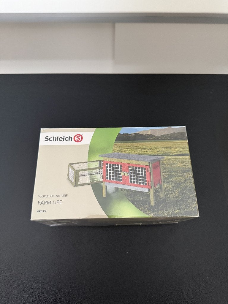 Schleich Farm Life Konijnenhok met buitenverblijf (42019), Ophalen of Verzenden, Zo goed als nieuw