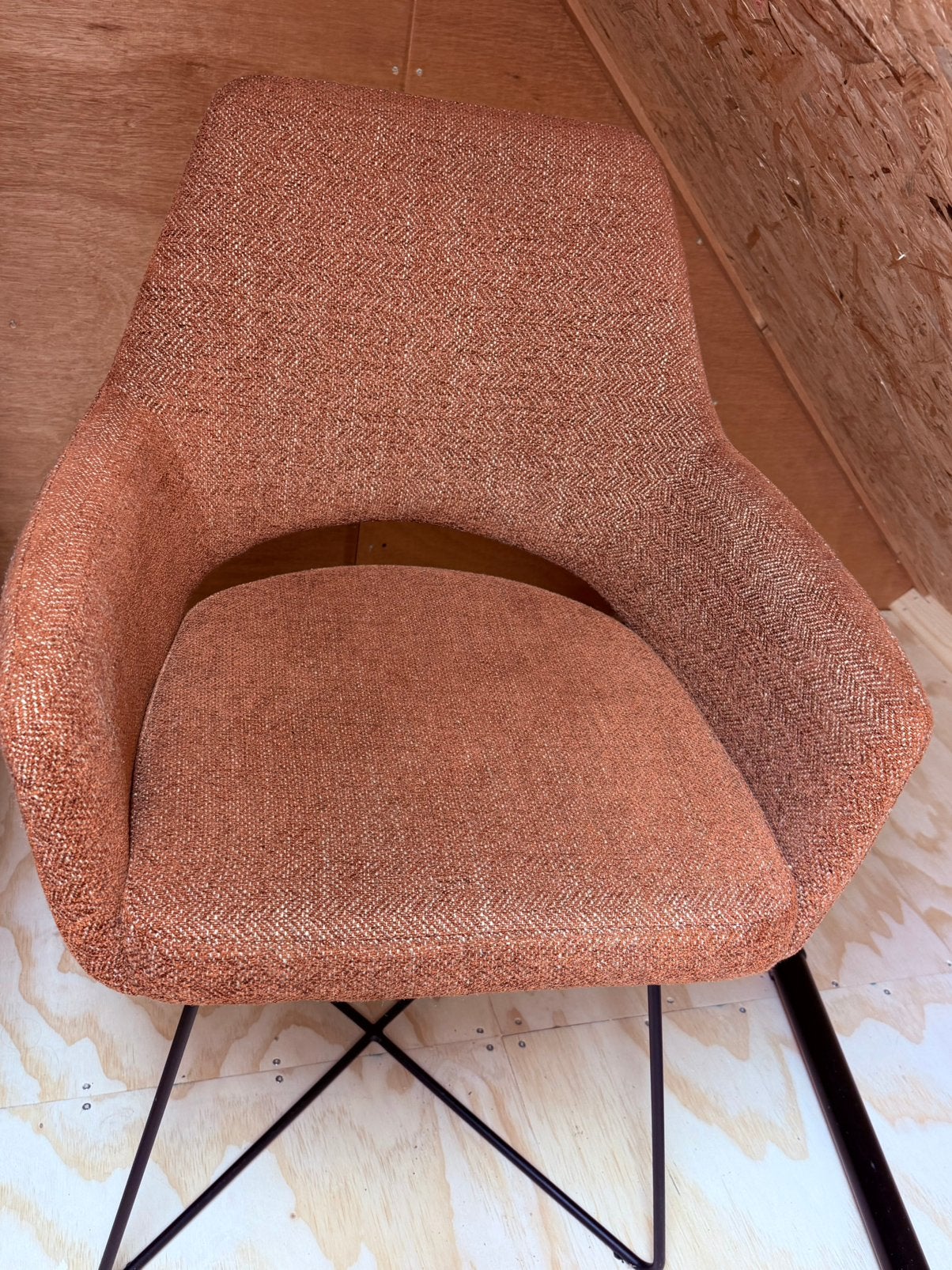 Jesper Home Janai stoelen met metalen onderstel (2 stuks), Ophalen, Twee, Overige kleuren, Zo goed als nieuw