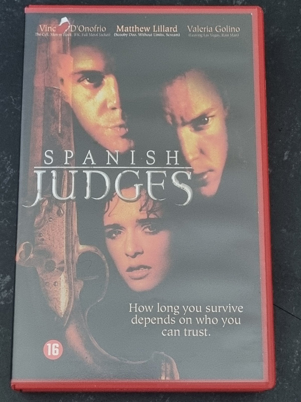 Spanish Judges VHS - Thriller met Matthew Lillard, Vanaf 16 jaar, Ophalen of Verzenden, Gebruikt, Thrillers en Misdaad