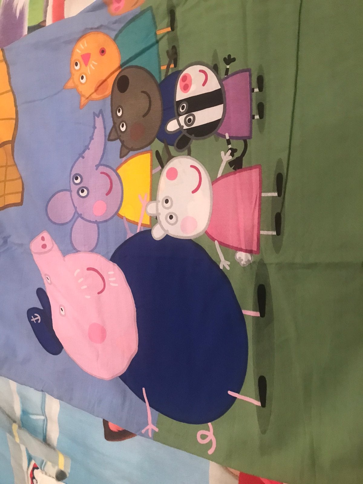 Dekbedovertrek 135/200  Peppa Pig afbeelding., Ophalen of Verzenden, Zo goed als nieuw, Jongetje of Meisje, Dekbedovertrek