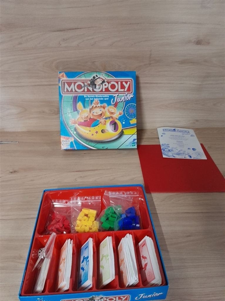 monopoly junior kermis - s3216, Verzenden, Zo goed als nieuw