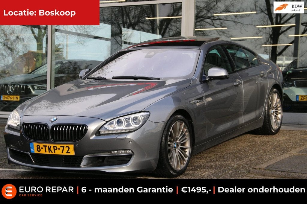 BMW 6-serie Gran Coupé 640i High Executive PANO-DAK NL-AUTO, Auto's, Achterwielaandrijving, Euro 6, 320 pk, Bedrijf