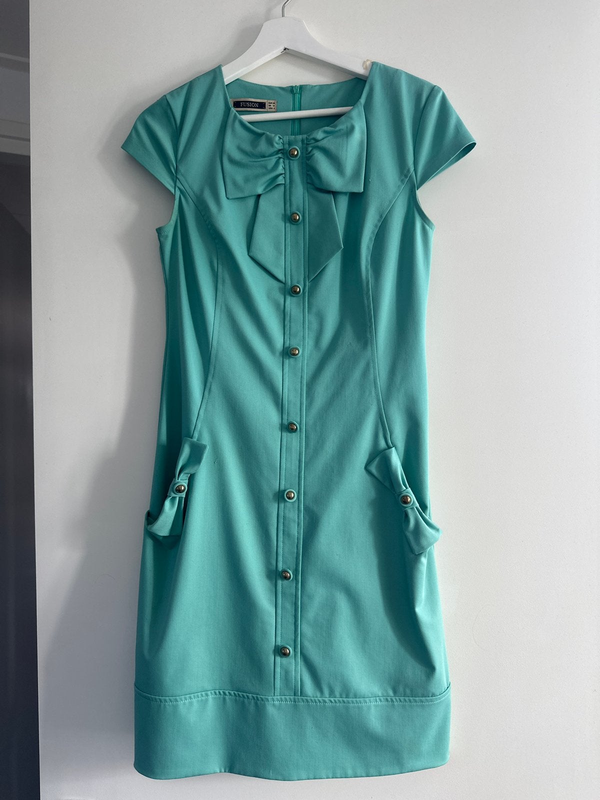 Mintgroene jurk maat 38 (valt kleiner), Ophalen of Verzenden, Zo goed als nieuw, Maat 36 (S), Groen