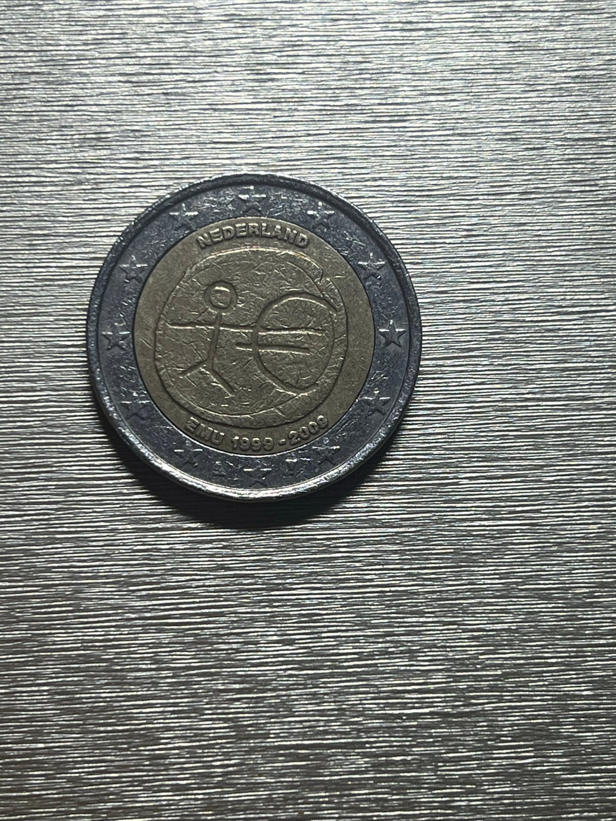 Zeldzame Nederlandse 2 Euro Herdenkingsmunt 2009 EMU, Verzenden, Koningin Beatrix, Euro's, Losse munt