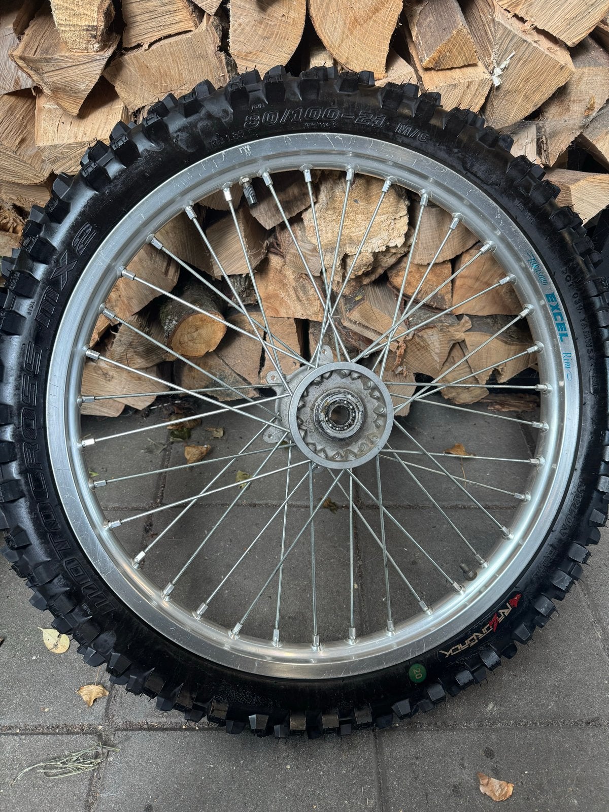 21 inch voorwiel crossmotor Yamaha YZ450F met band, Ophalen of Verzenden