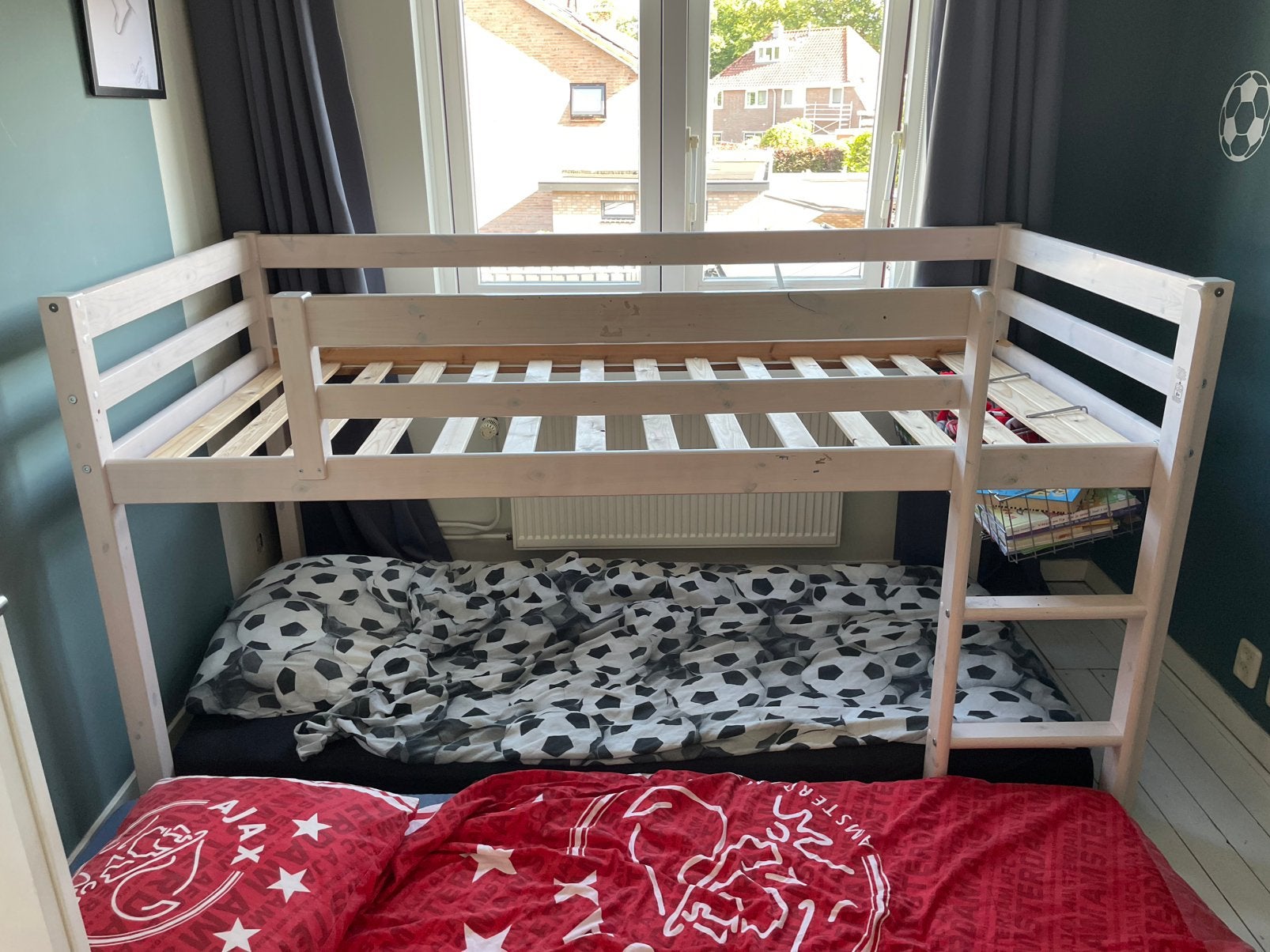 Gratis hoogslaper, Huis en Inrichting, Slaapkamer | Stapelbedden en Hoogslapers, Ophalen, Gebruikt, Eenpersoons, 90 cm