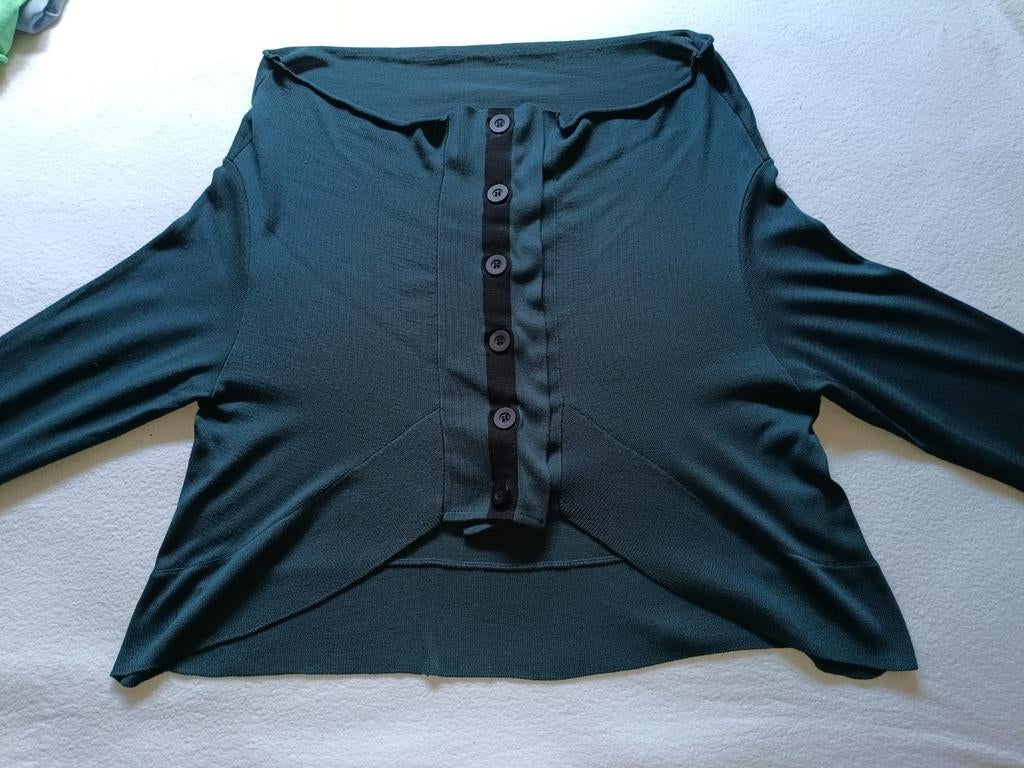Vestje van Cora Kemperman xl, Ophalen of Verzenden, Zo goed als nieuw, Blauw, Trui of Vest