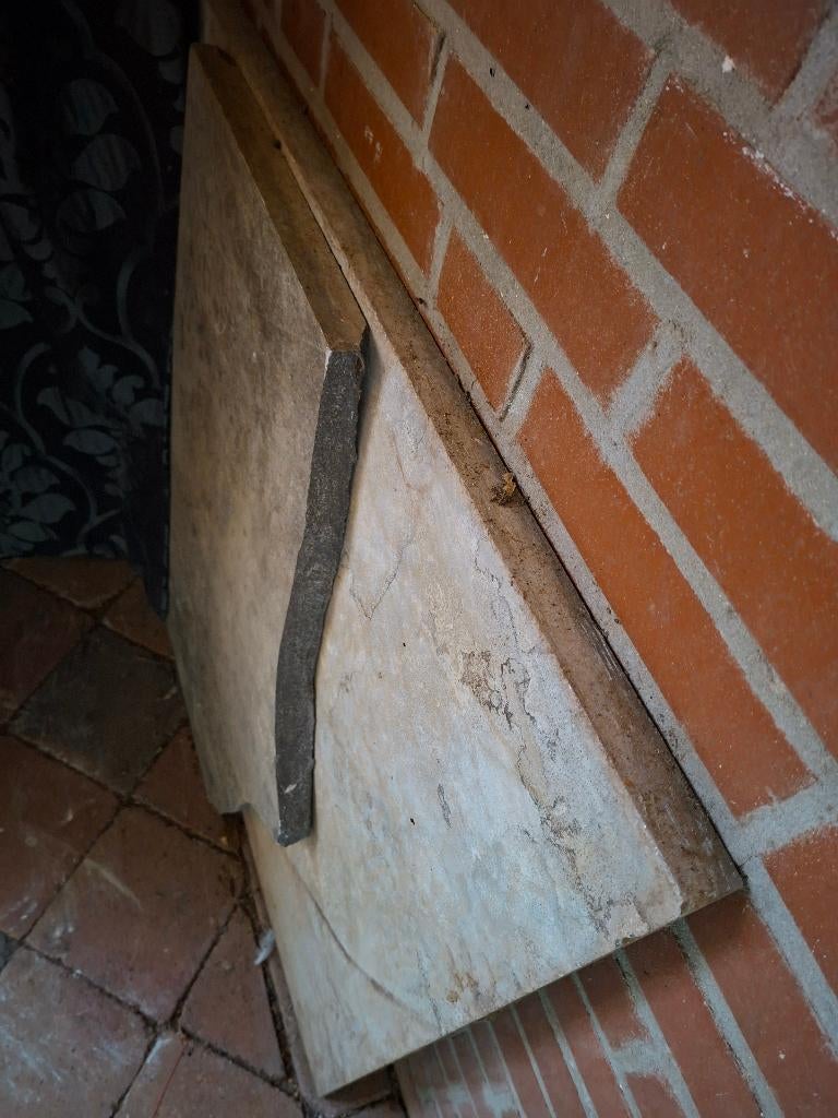 hardstenen tuintegel 80x80x3 cm + ong 1 halve gratis 25 euro, Doe-het-zelf en Verbouw, Tegels, Ophalen, 60 cm of meer, Hardsteen