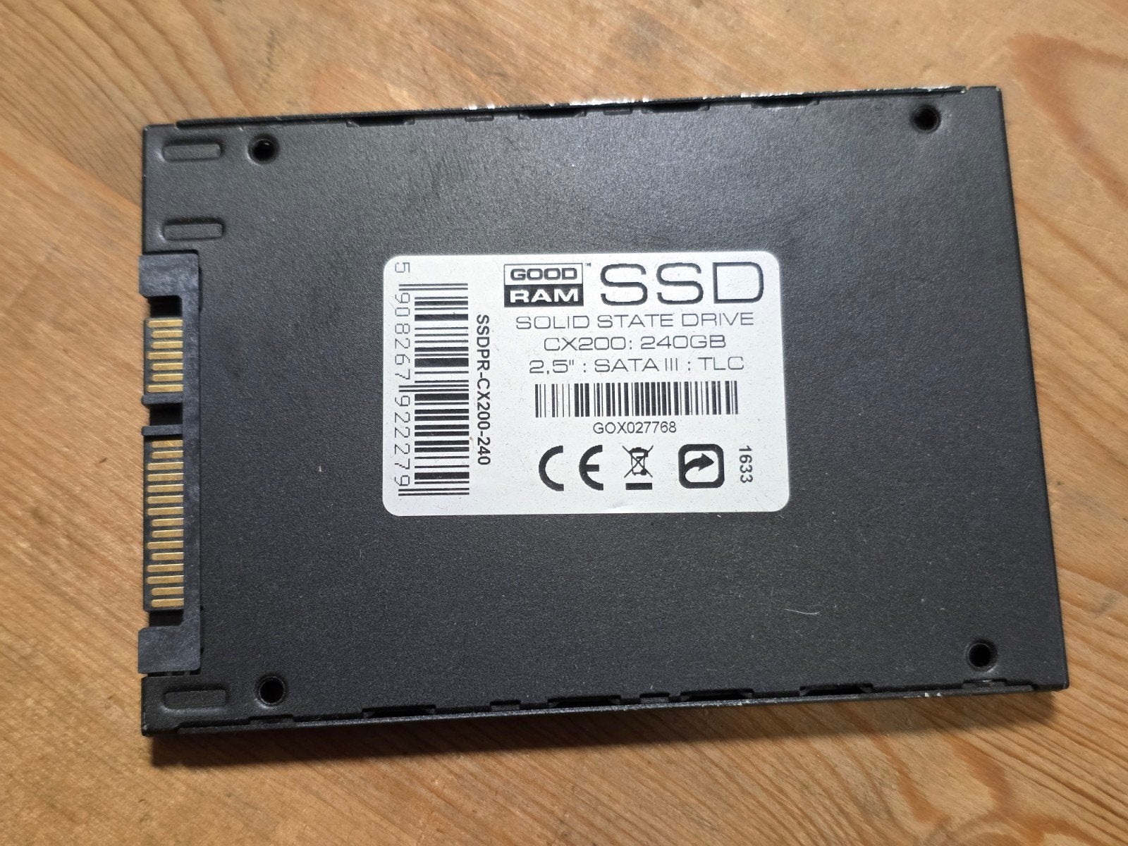 Goodram 240gb laptop ssd hdd hardeschijf, Intern, Gebruikt, Ophalen of Verzenden, Laptop