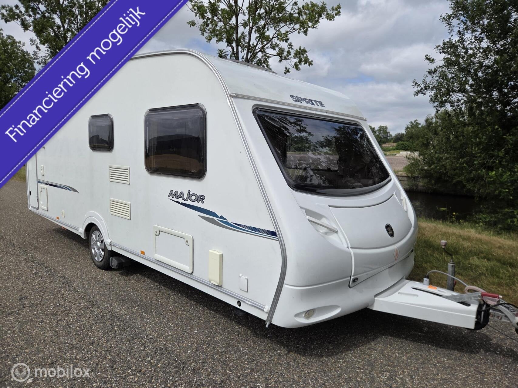 Sprite Major 560 mover 2x stapelbed 7 persoons, Rondzit, Bedrijf, Sprite, 2 aparte bedden