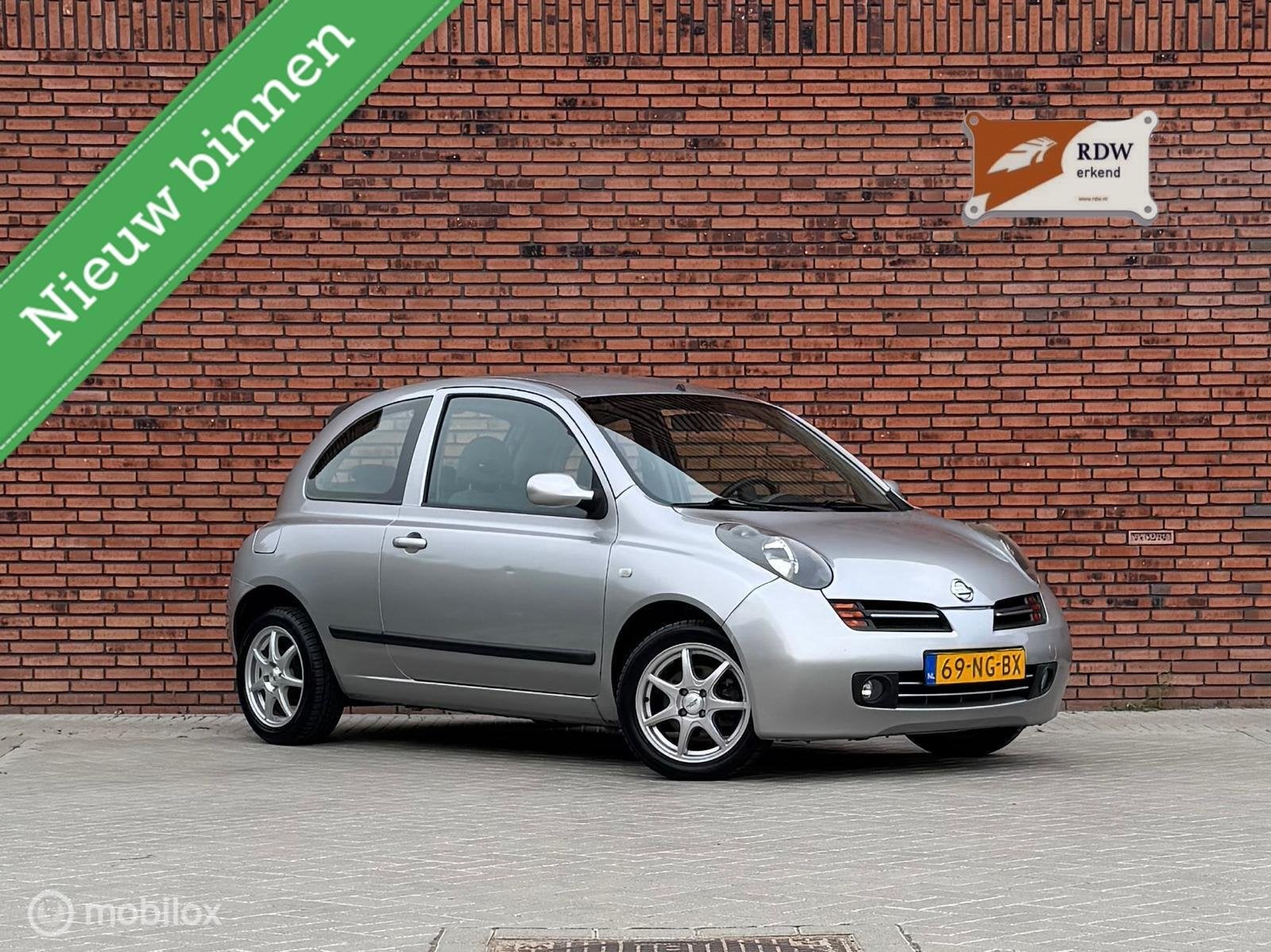Nissan Micra 1.2 Tekna/NEW APK/AIRCO/ISOFIX/NAP, Auto's, Voorwielaandrijving, Stof, Gebruikt, 31 €/maand