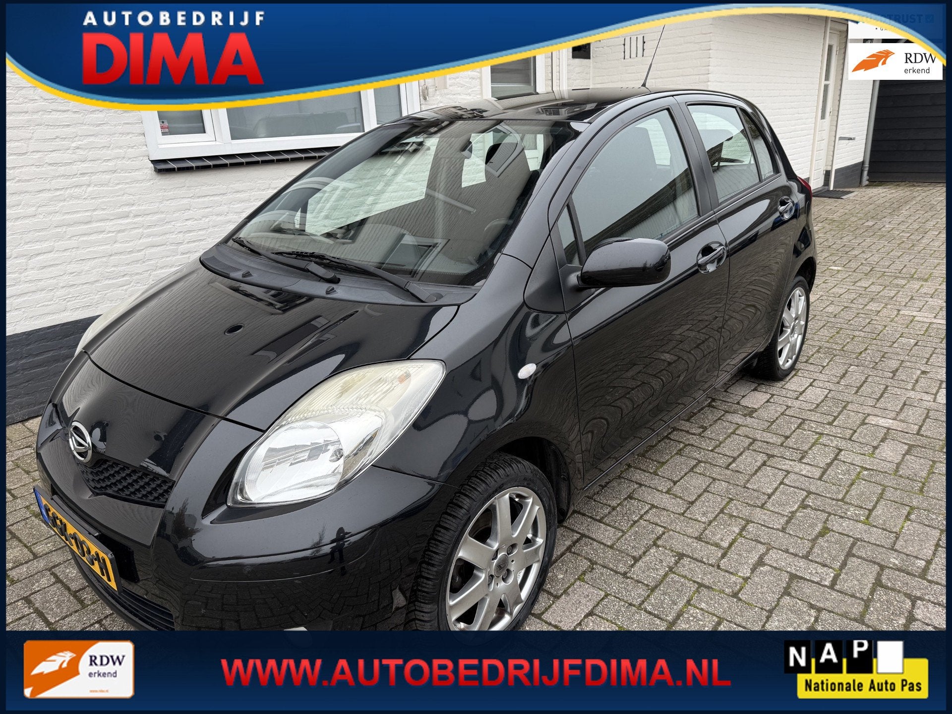Daihatsu Charade / Toyota Yaris 1.3 City/ Airco/ 5 Drs, Auto's, Voorwielaandrijving, Gebruikt, 4 cilinders, Zwart