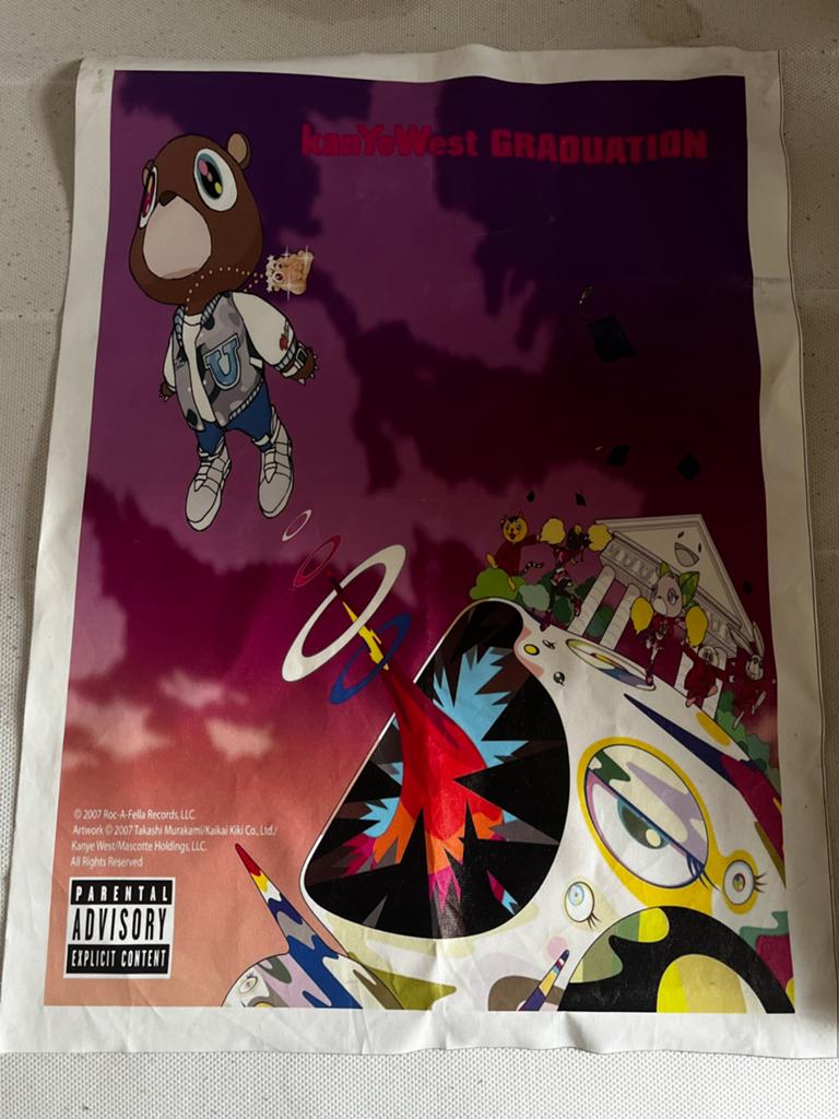 Kanye West Graduation Album Cover Poster, Ophalen of Verzenden, Gebruikt