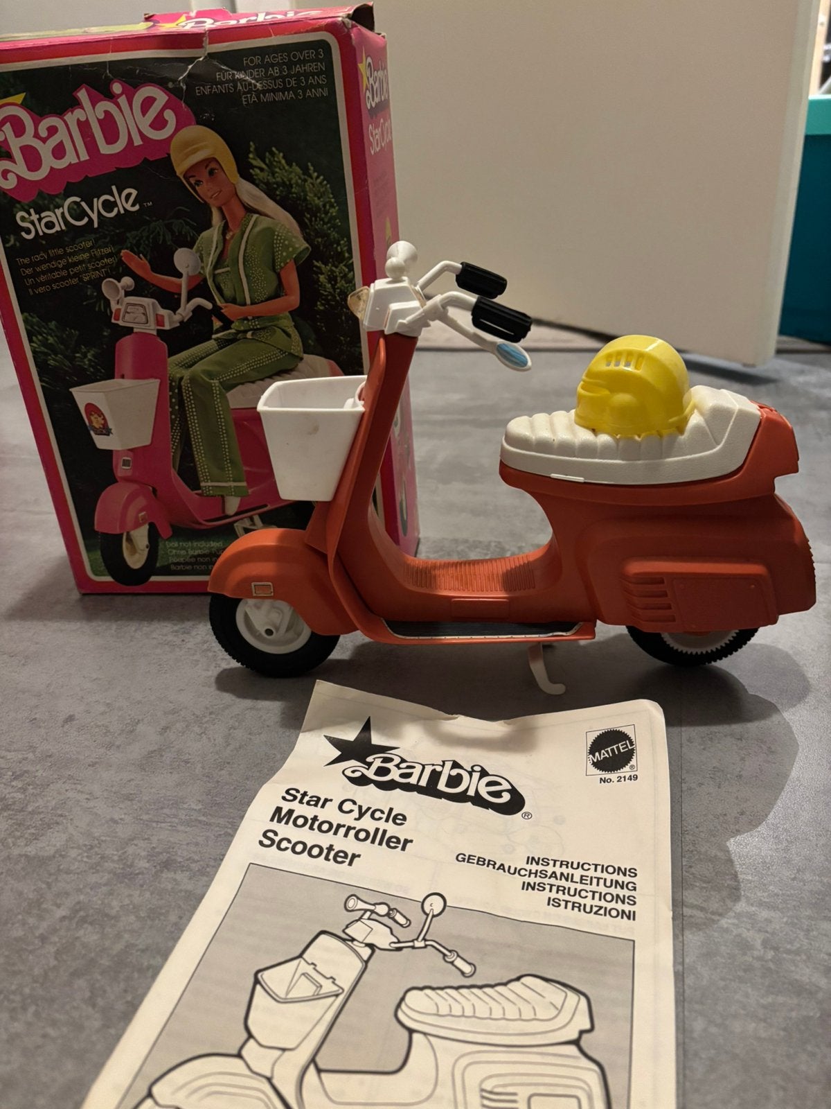 Barbie vintage scooter, Ophalen of Verzenden, Zo goed als nieuw