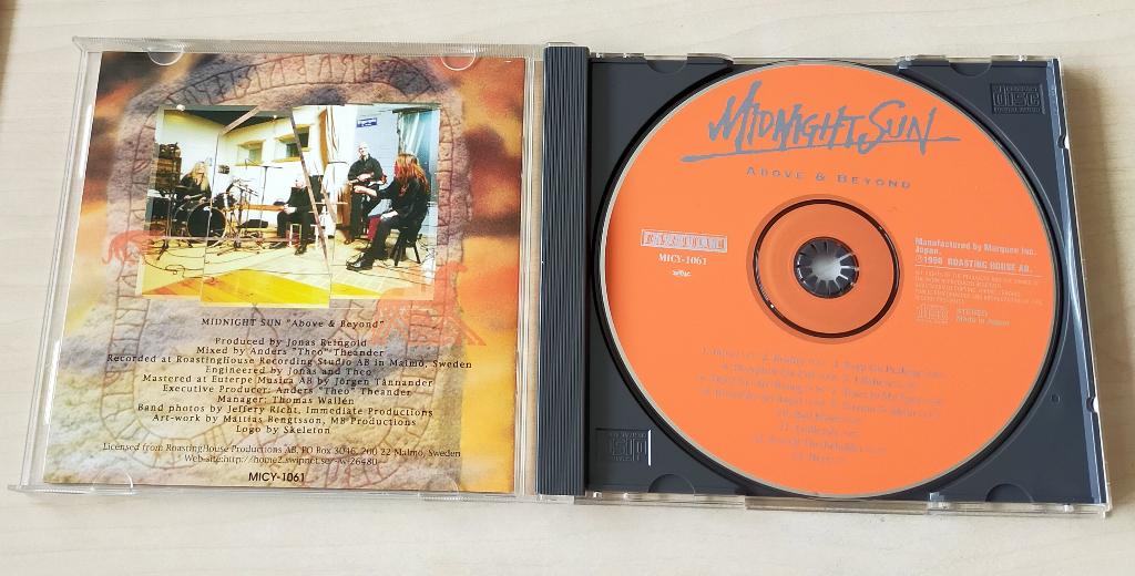 Midnight Sun - Above & Beyond CD 1998 Japan, Ophalen of Verzenden, Gebruikt